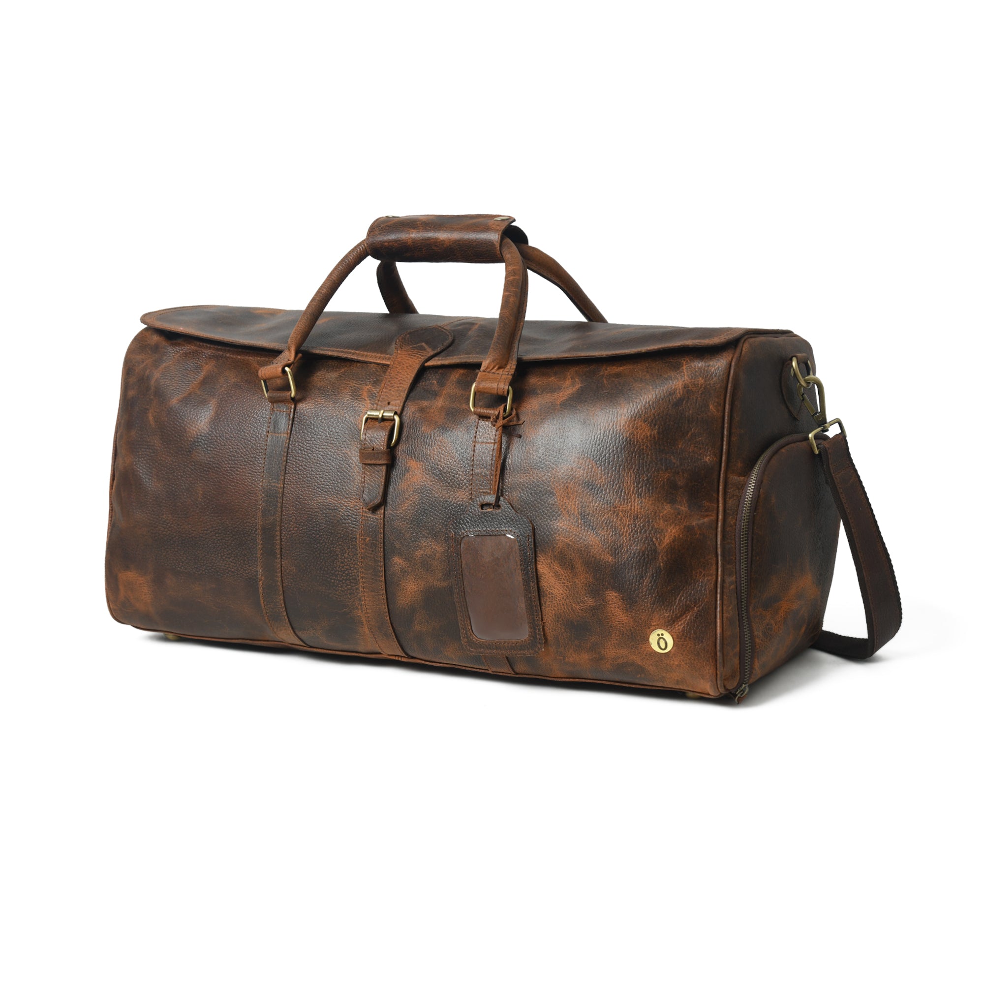 Lennon Leather Duffle Bag - DÖTCH CLUB