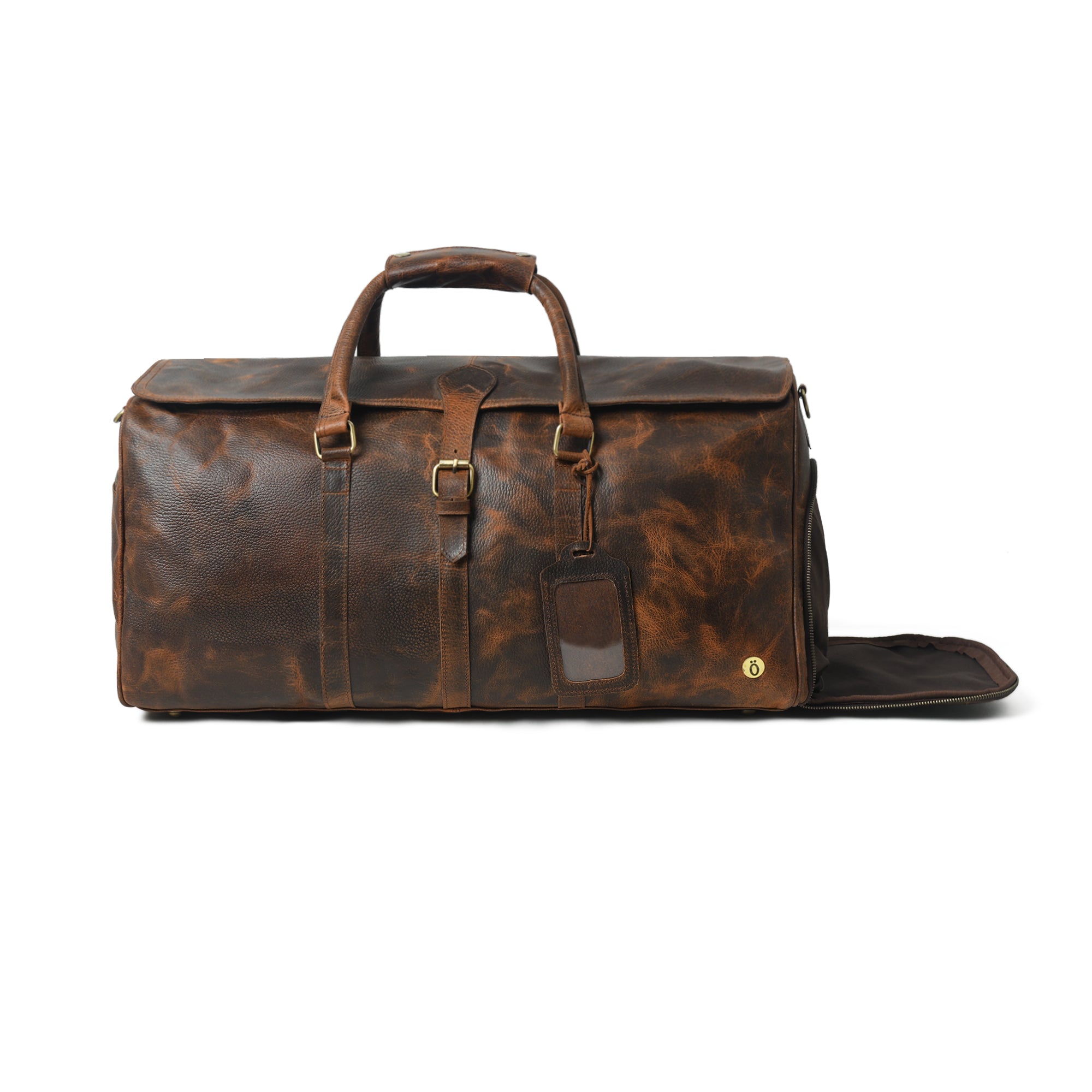 Lennon Leather Duffle Bag - DÖTCH CLUB