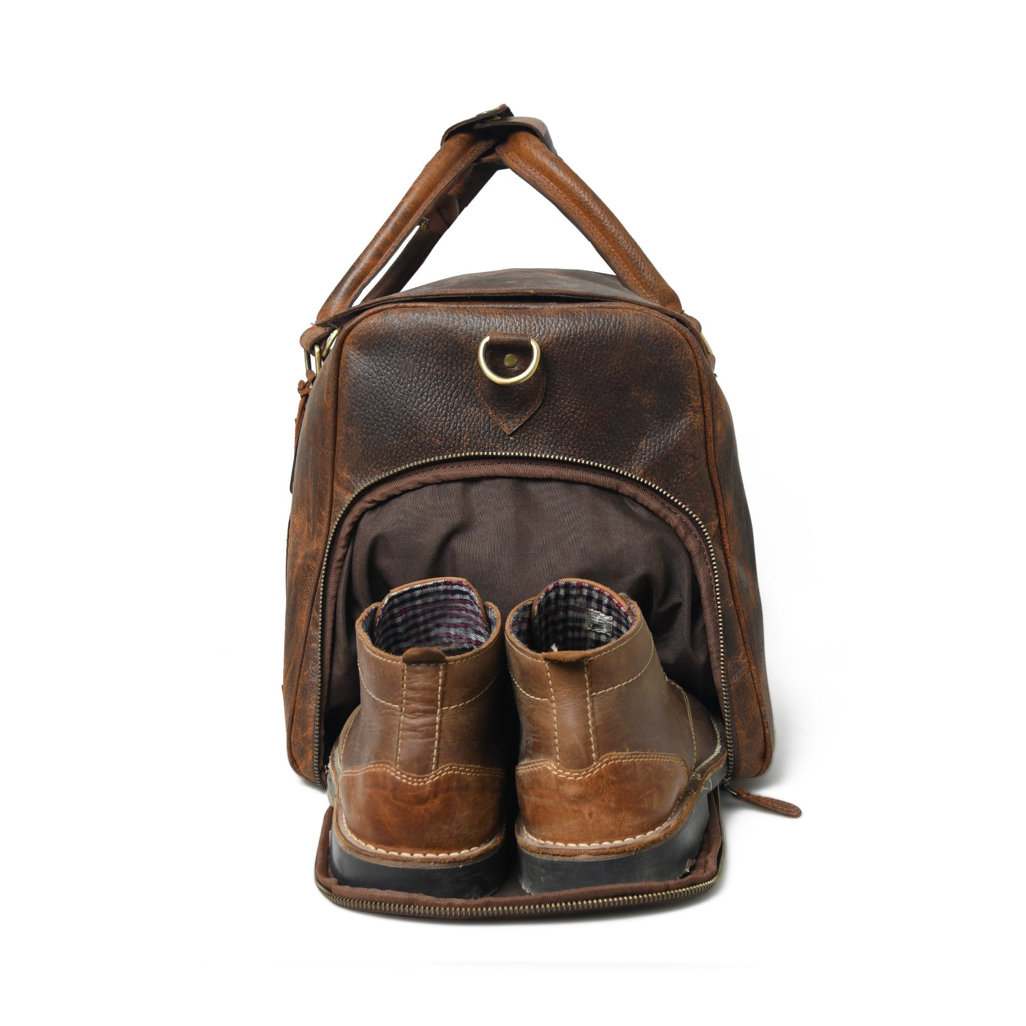 Lennon Leather Duffle Bag - DÖTCH CLUB