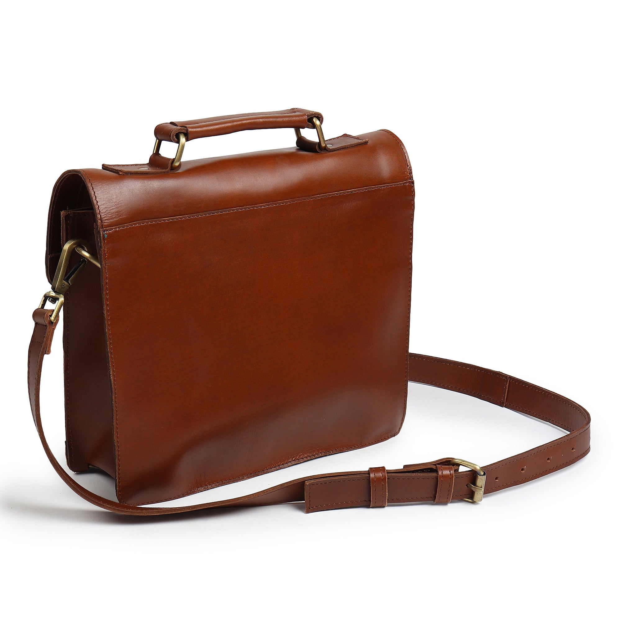 Emily Leather Satchel Bag - DÖTCH CLUB