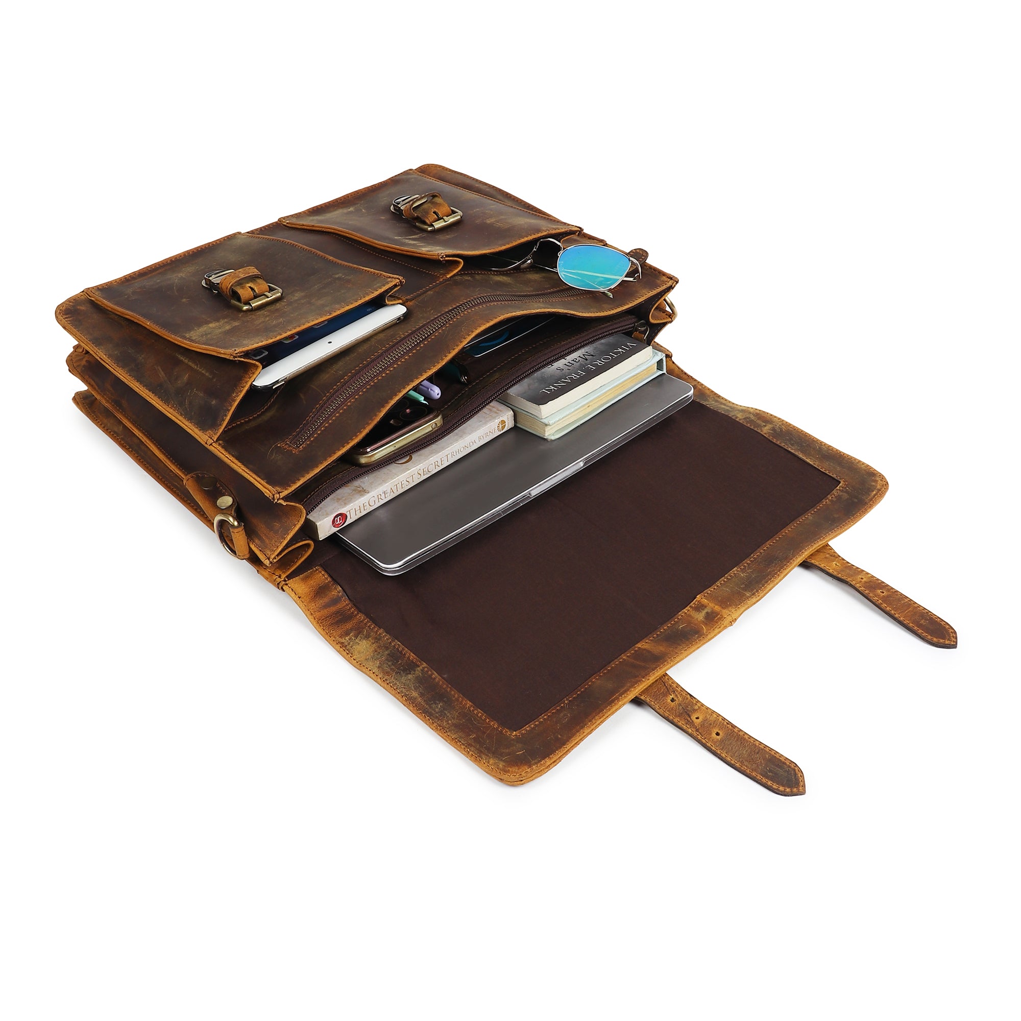 Myers Leather Messenger Bag - DÖTCH CLUB