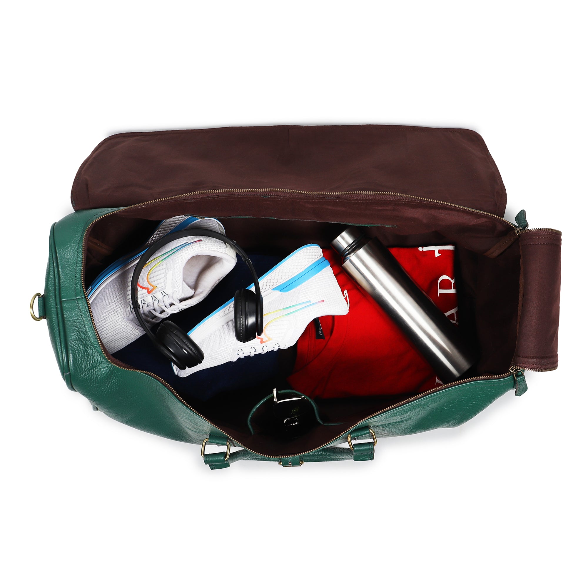 Jane Leather Duffle Bag - DÖTCH CLUB