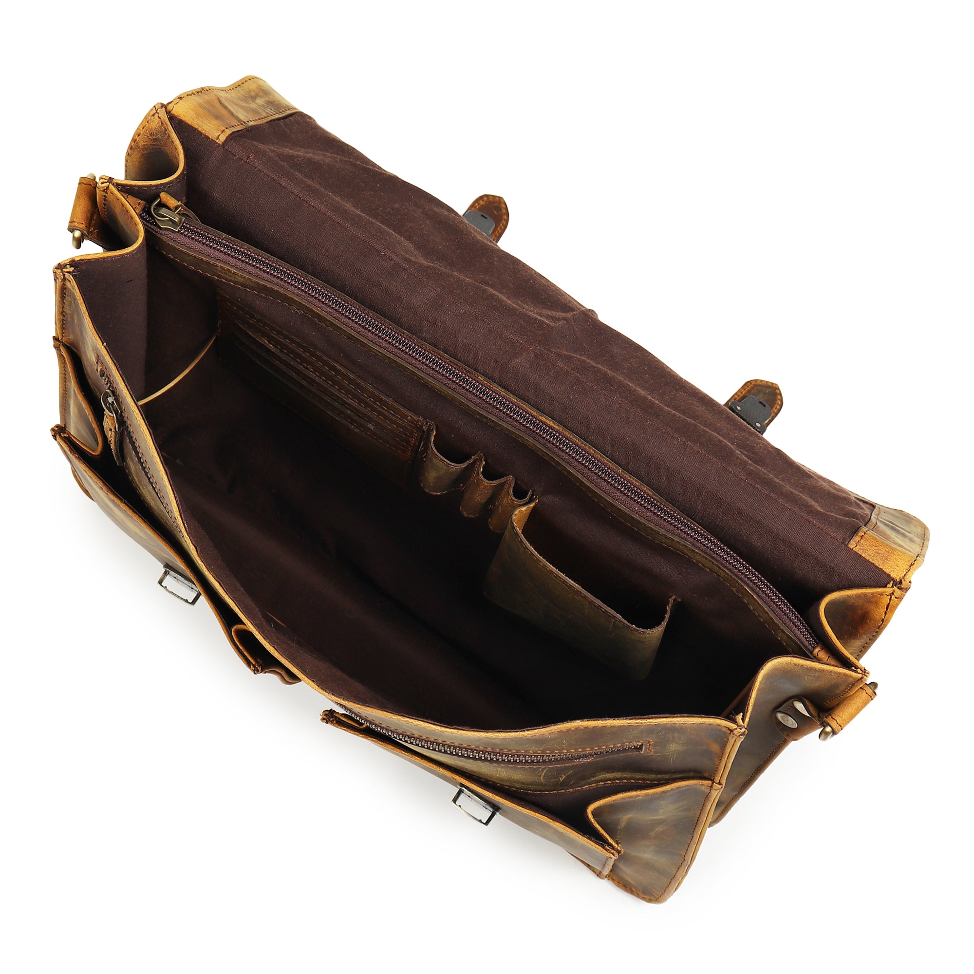Myers Leather Messenger Bag - DÖTCH CLUB