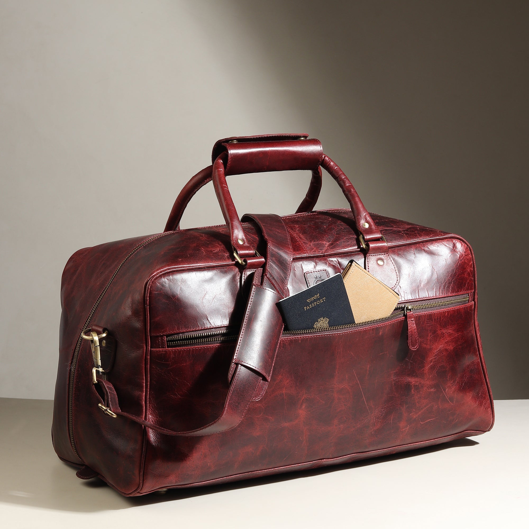 Roma Leather Duffle