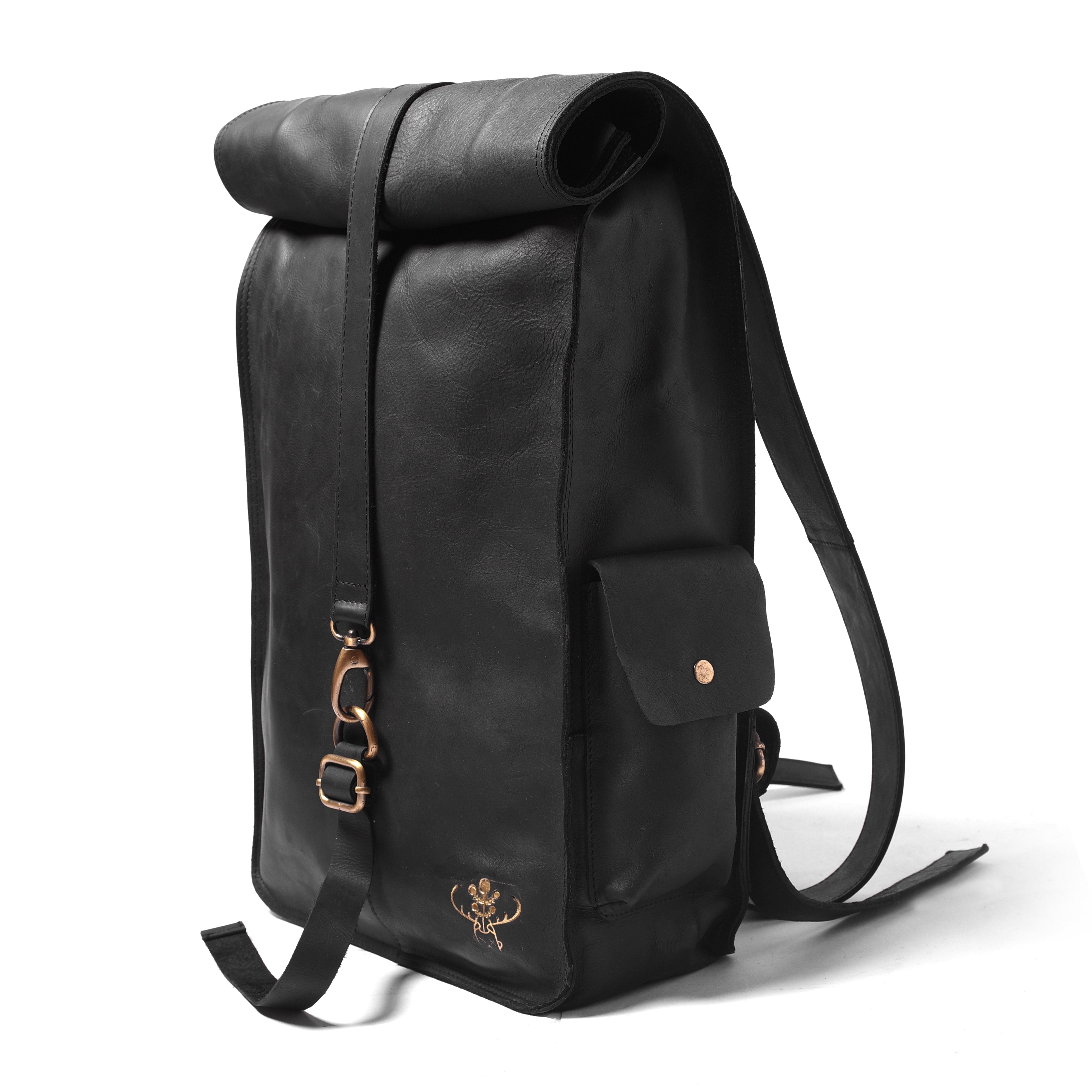 107 Leather Rolltop Backpack - DÖTCH CLUB