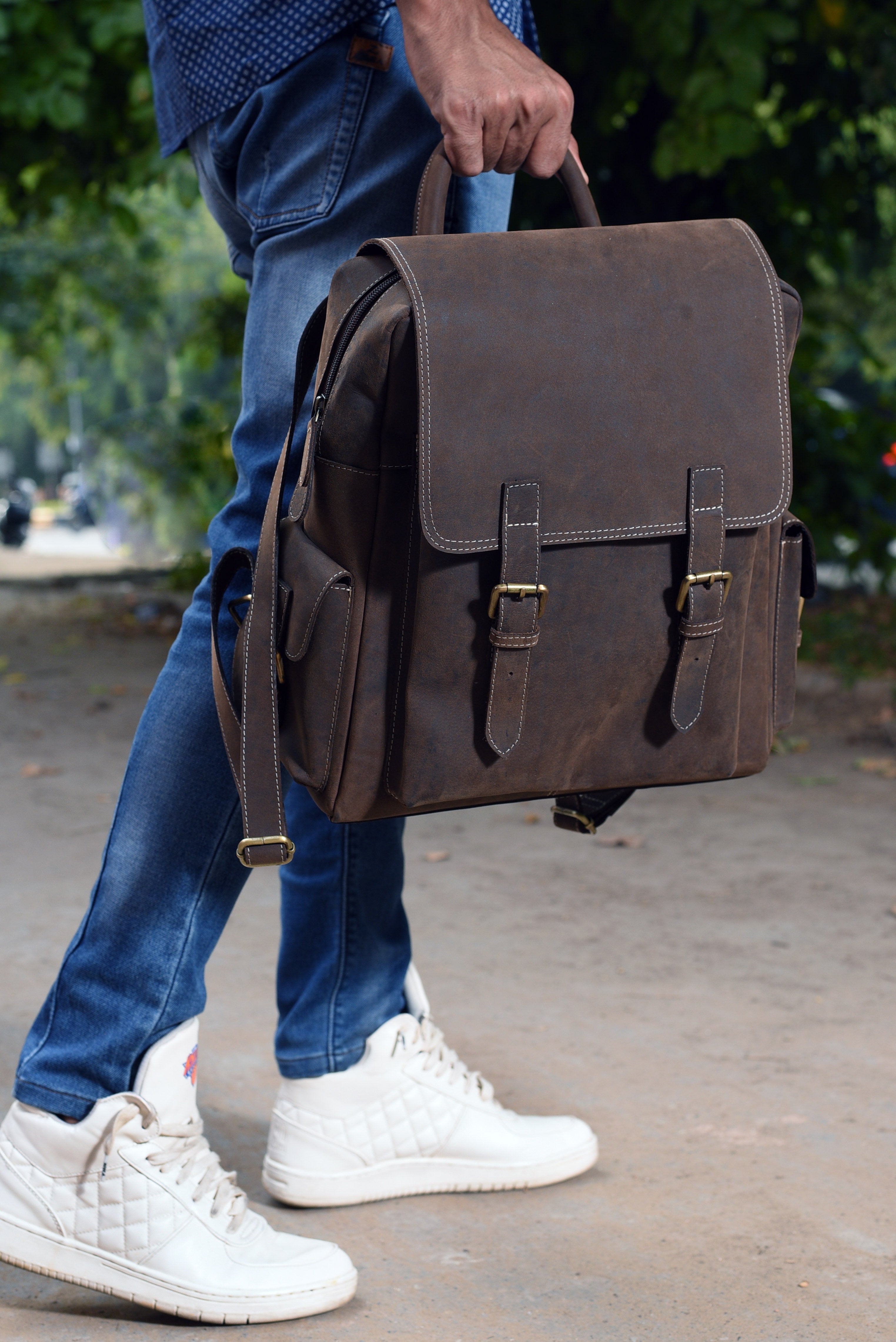 Classic Leather Backpack - DÖTCH CLUB