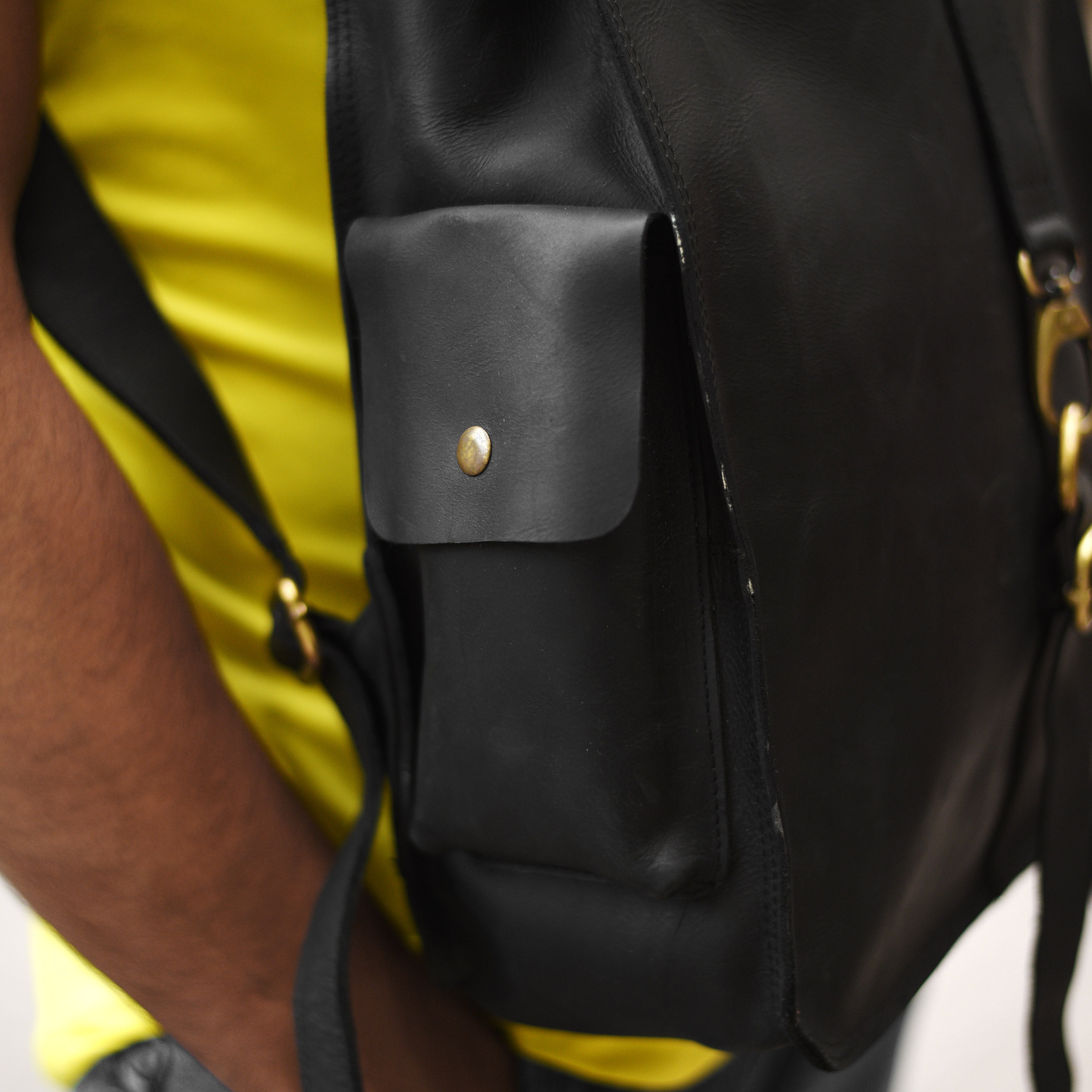 107 Leather Rolltop Backpack - DÖTCH CLUB