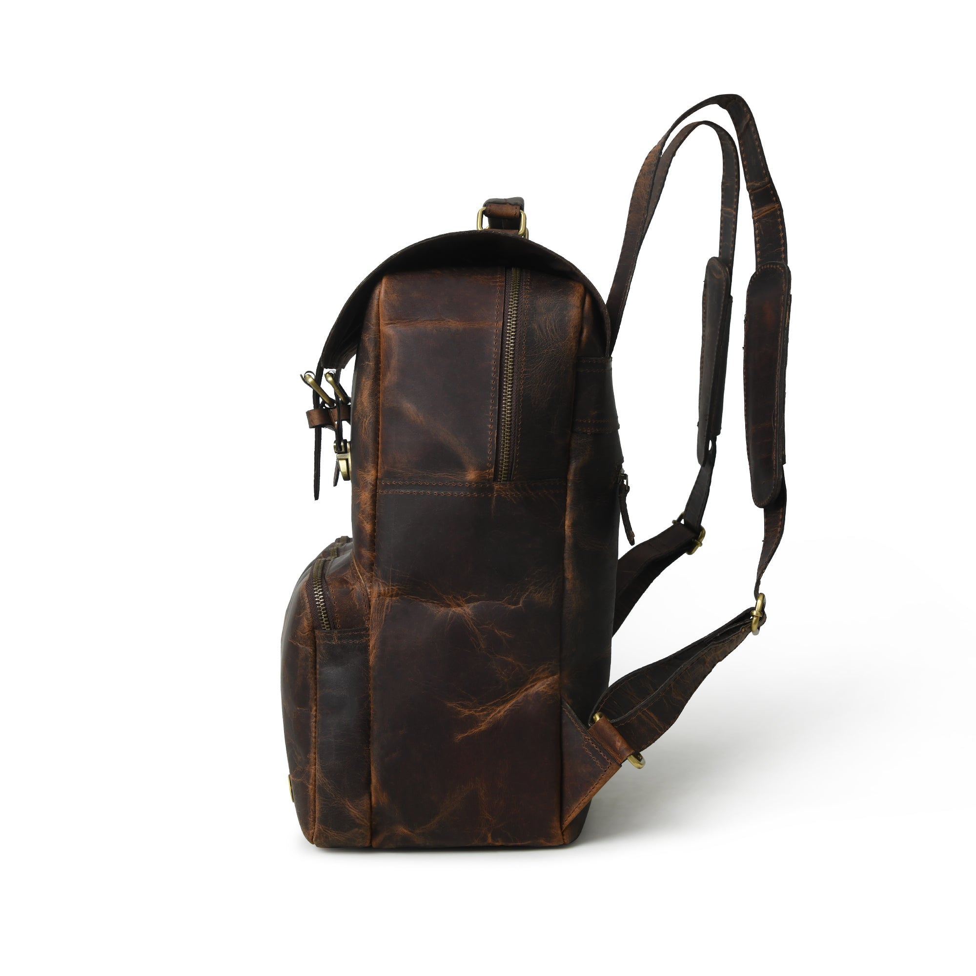 Layne Vintage Leather Backpack - DÖTCH CLUB