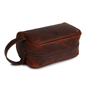 Vintage Leather Dopp Kit