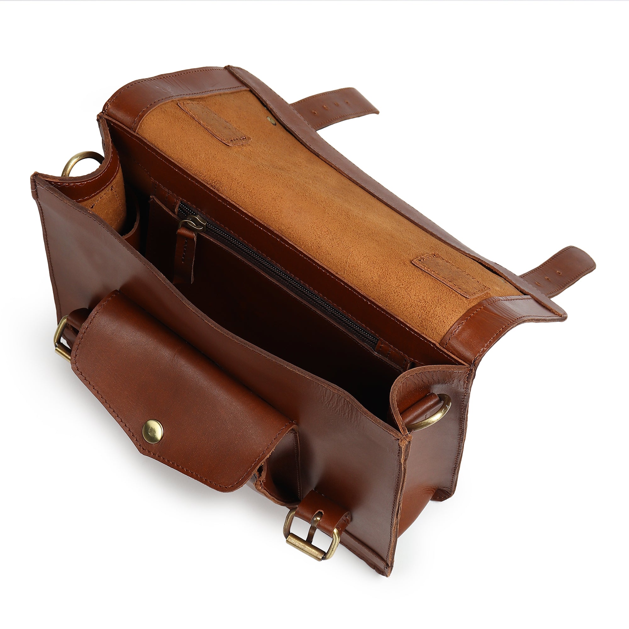 Emily Leather Satchel Bag - DÖTCH CLUB