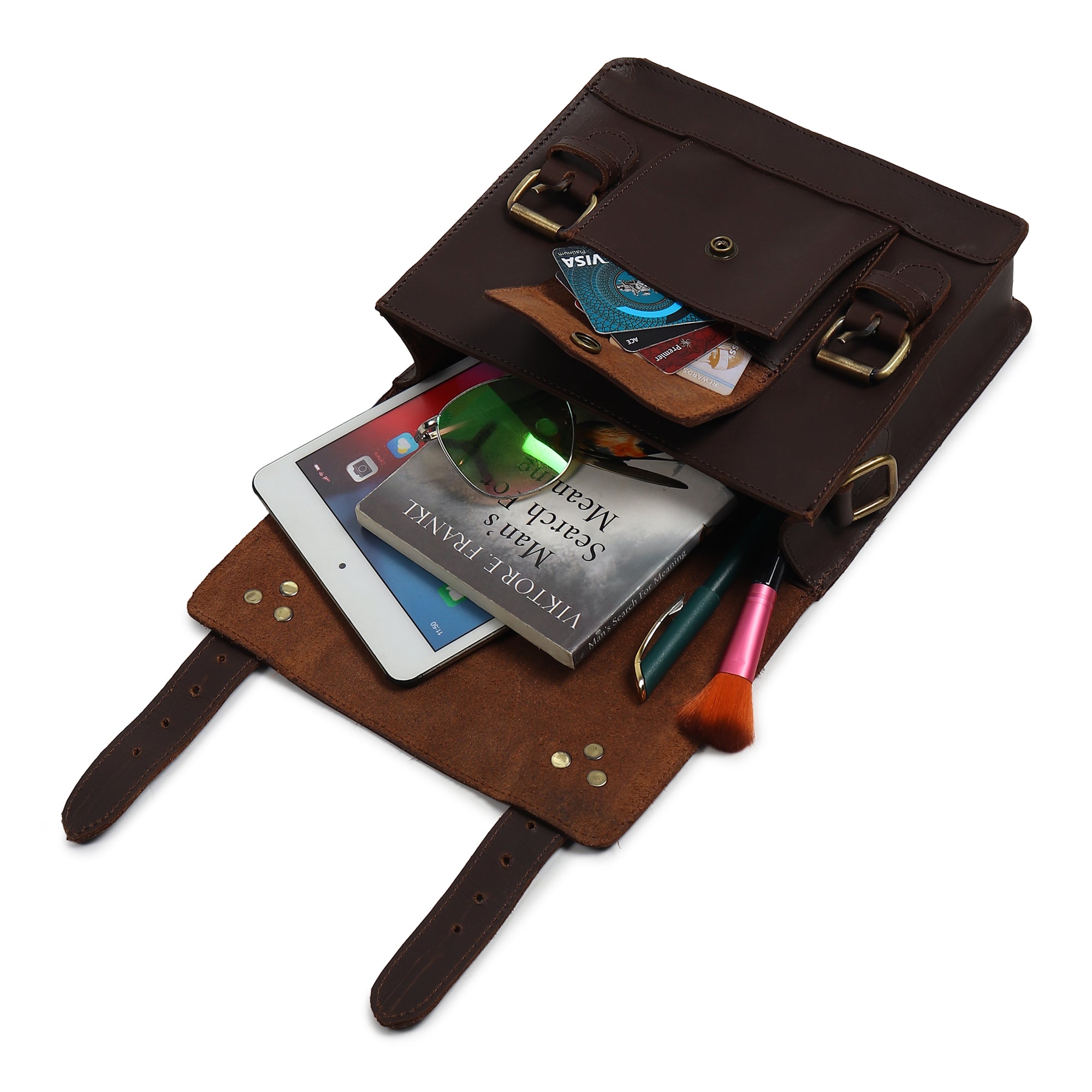 Anida Leather Satchel Bag - DÖTCH CLUB