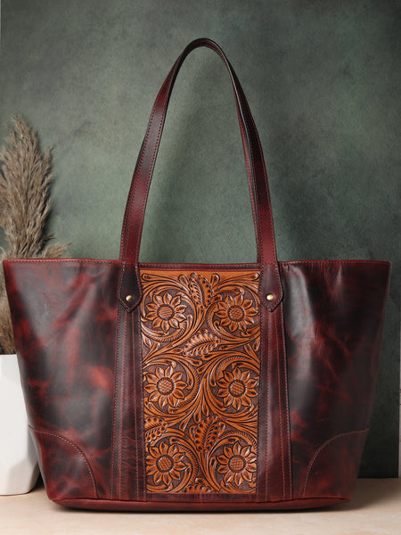 Aileen Leather Tote - DÖTCH CLUB