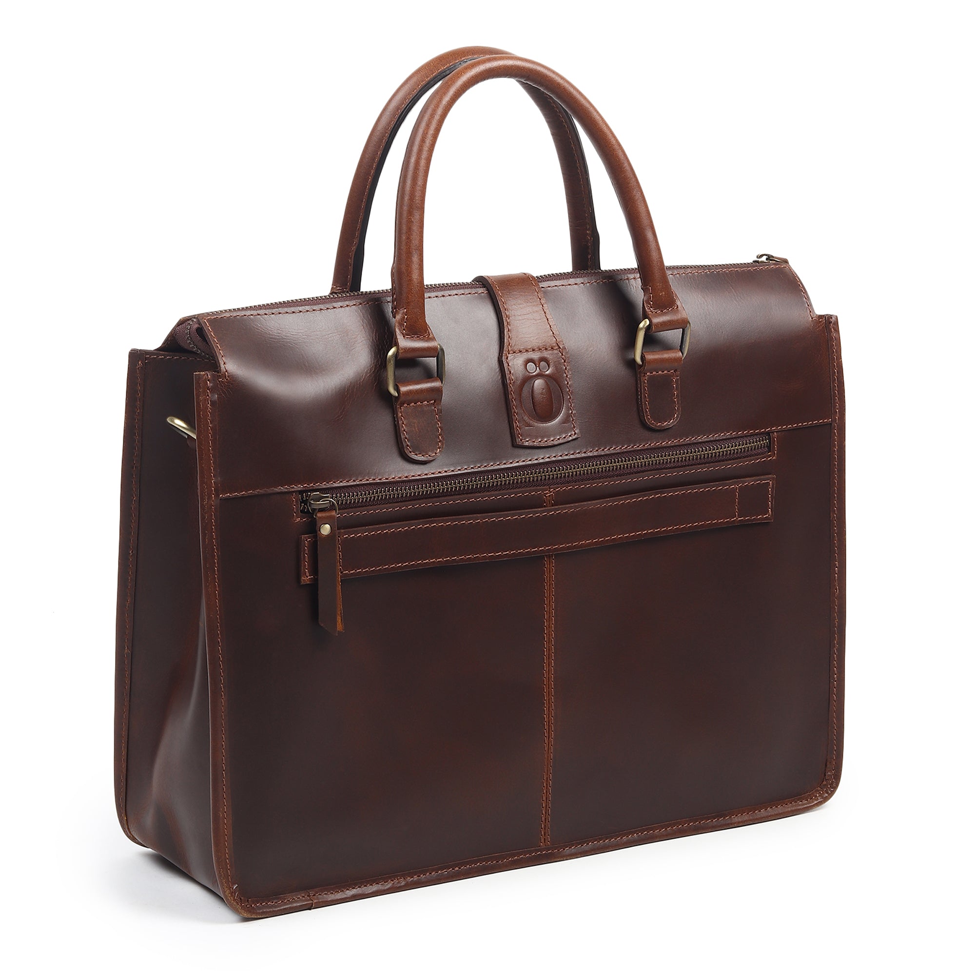 Garrison Leather Laptop Messenger Bag