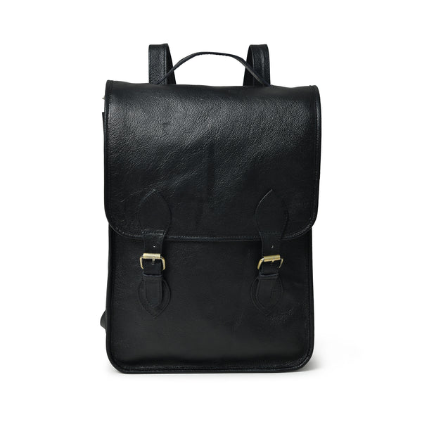 Penny Leather Backpack- Black - DÖTCH CLUB
