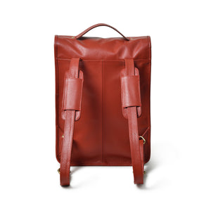 Penny Leather Backpack- Red - DÖTCH CLUB