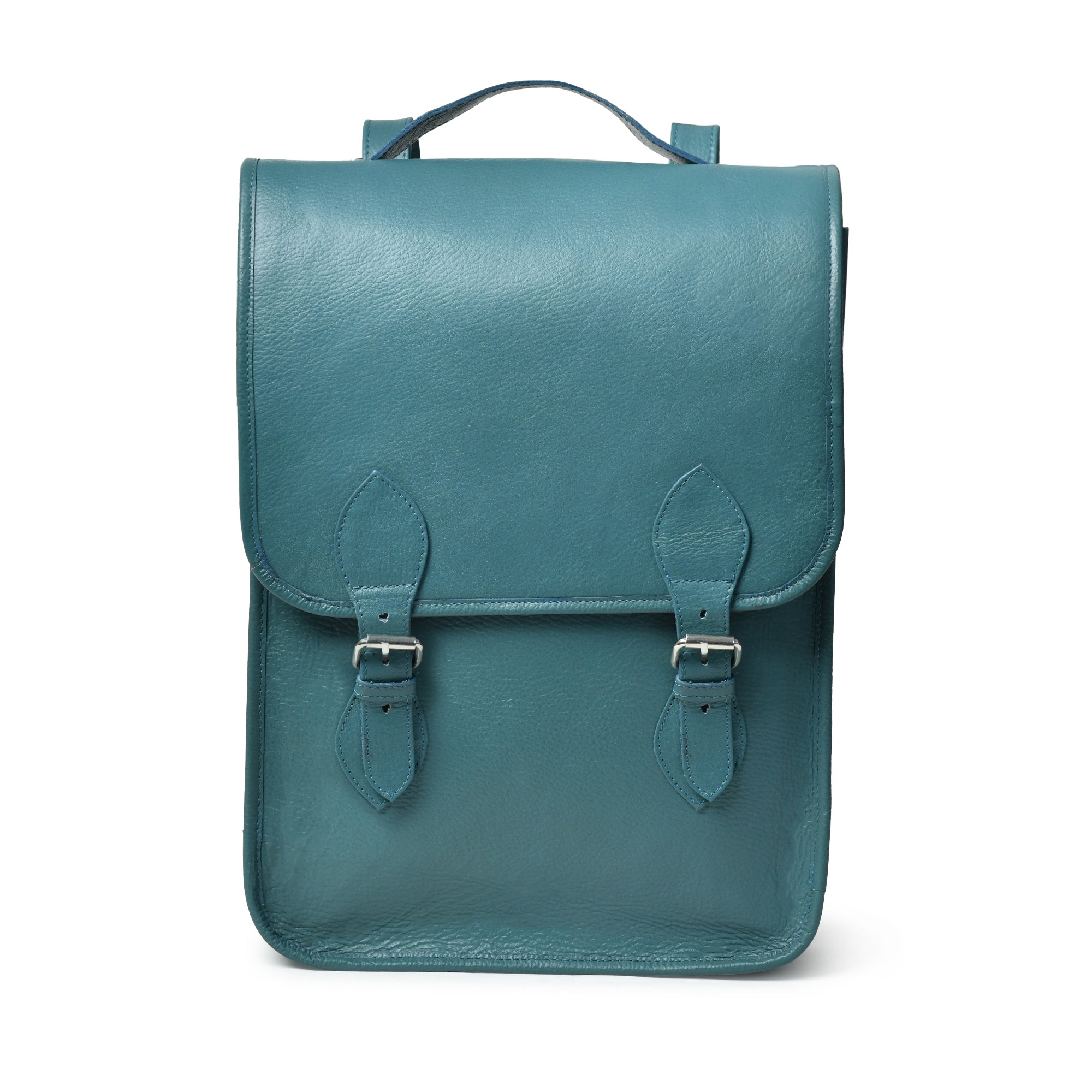 Penny Leather Backpack- Blue - DÖTCH CLUB
