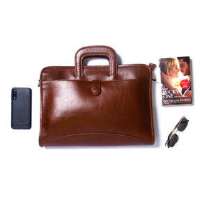 Chelmsford Leather Briefcase - DÖTCH CLUB