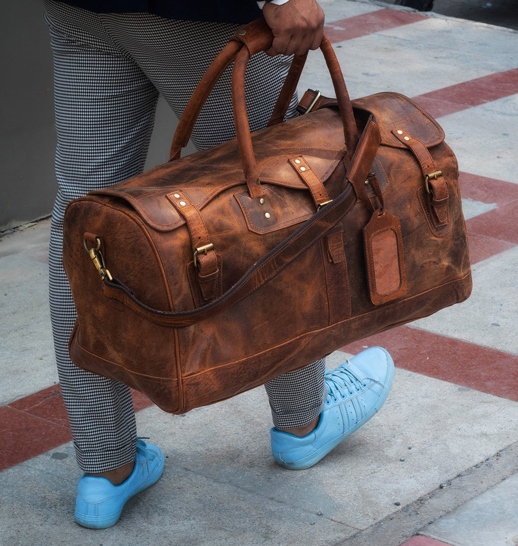 The Maynard Leather Duffle - DÖTCH CLUB
