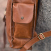 107 Leather Rolltop Backpack- Tan - DÖTCH CLUB