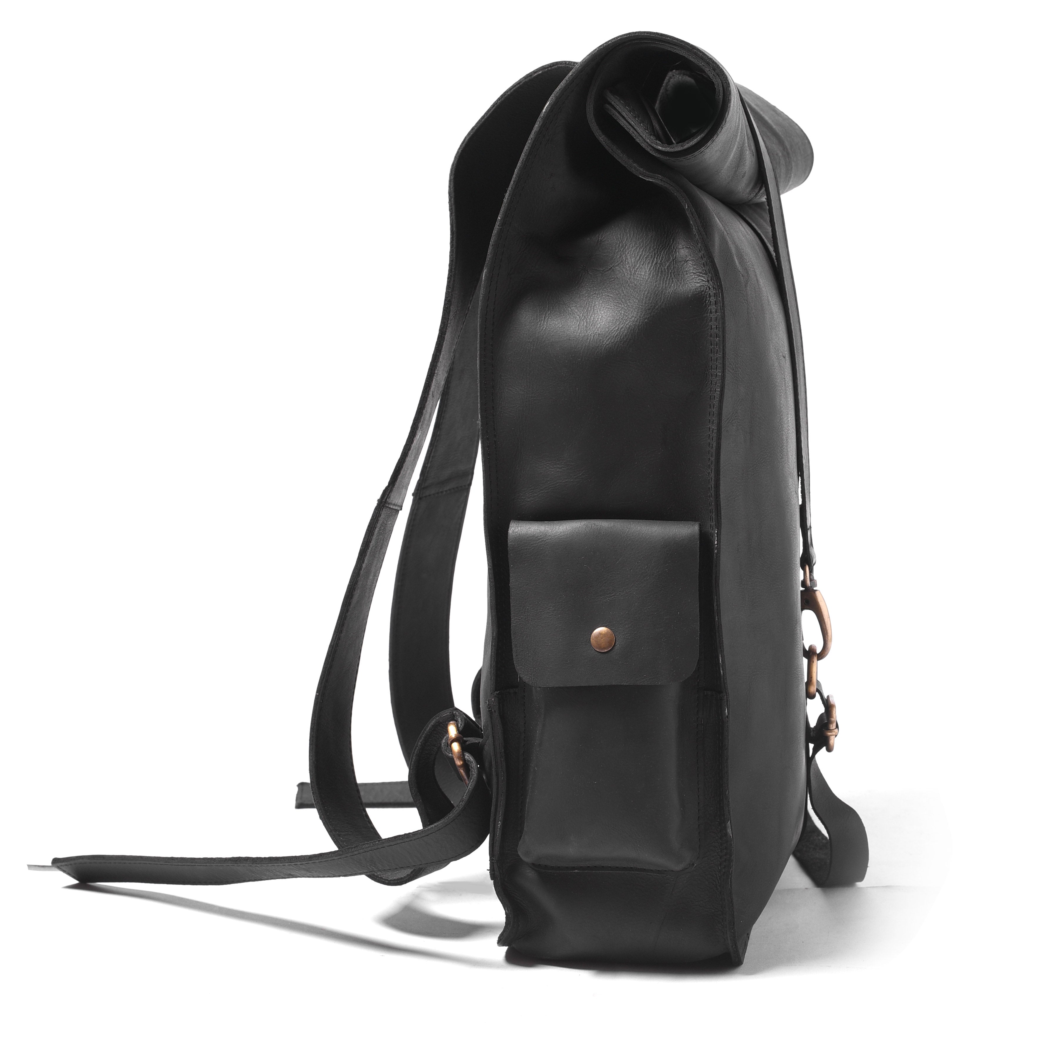 107 Leather Rolltop Backpack - DÖTCH CLUB