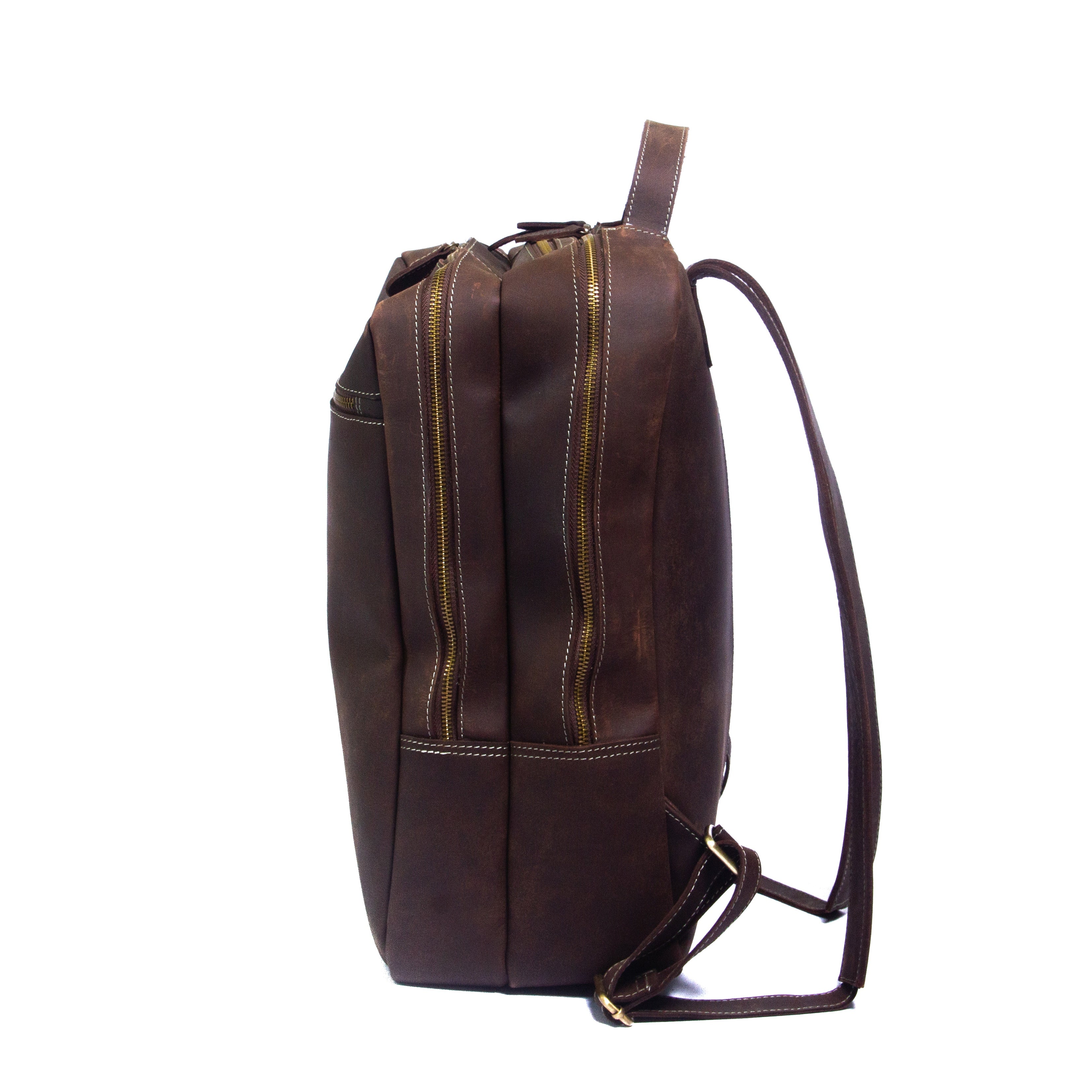 Lepcha Vintage Leather Backpack - DÖTCH CLUB